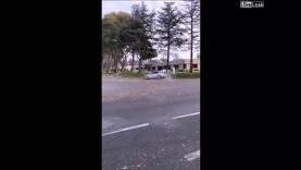 He attempts a Drift with his BMW… failed