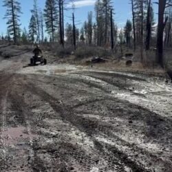 ATV Rider Topples Over After Crashing Into Puddle