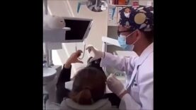 This patient is driving her dentist crazy… Heart on you