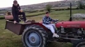 She will remember her first tractor ride