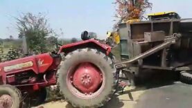 When an out-of-control tractor drives itself and runs away!!