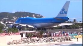 The take-off of planes on the beach of Saint-Martin, an “attraction” that killed a tourist